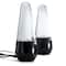 beFree Sound Black Bluetooth LED Dancing Water Multimedia Speakers